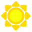 pointy sun icon